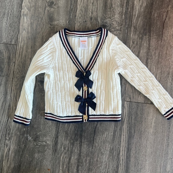 Gymboree Girls and Toddler Long Sleeve Cable Knit Cardigan Sweater - Picture 2 of 3